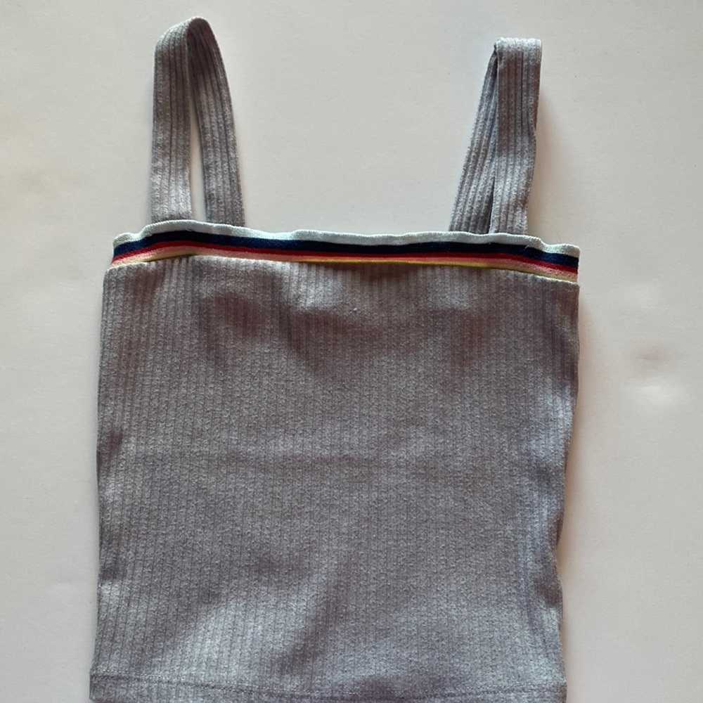 Gray tank top